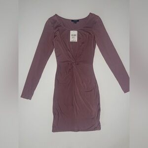 FOREVER 21 Mauve Long Sleeve Dress